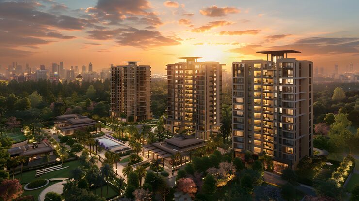 Adarsh Lakefront Phase 3, Bellandur, Bangalore, artist impression
